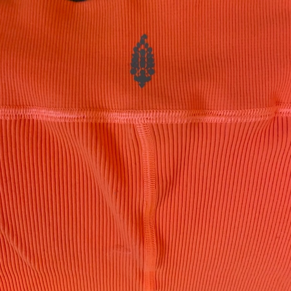 Free People Movement Shorts Ribbed Orange Size XS - Picture 7 of 7